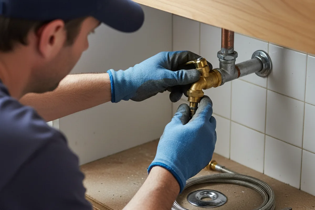 Shutoff valve and fitting work during Repiping in Everetts